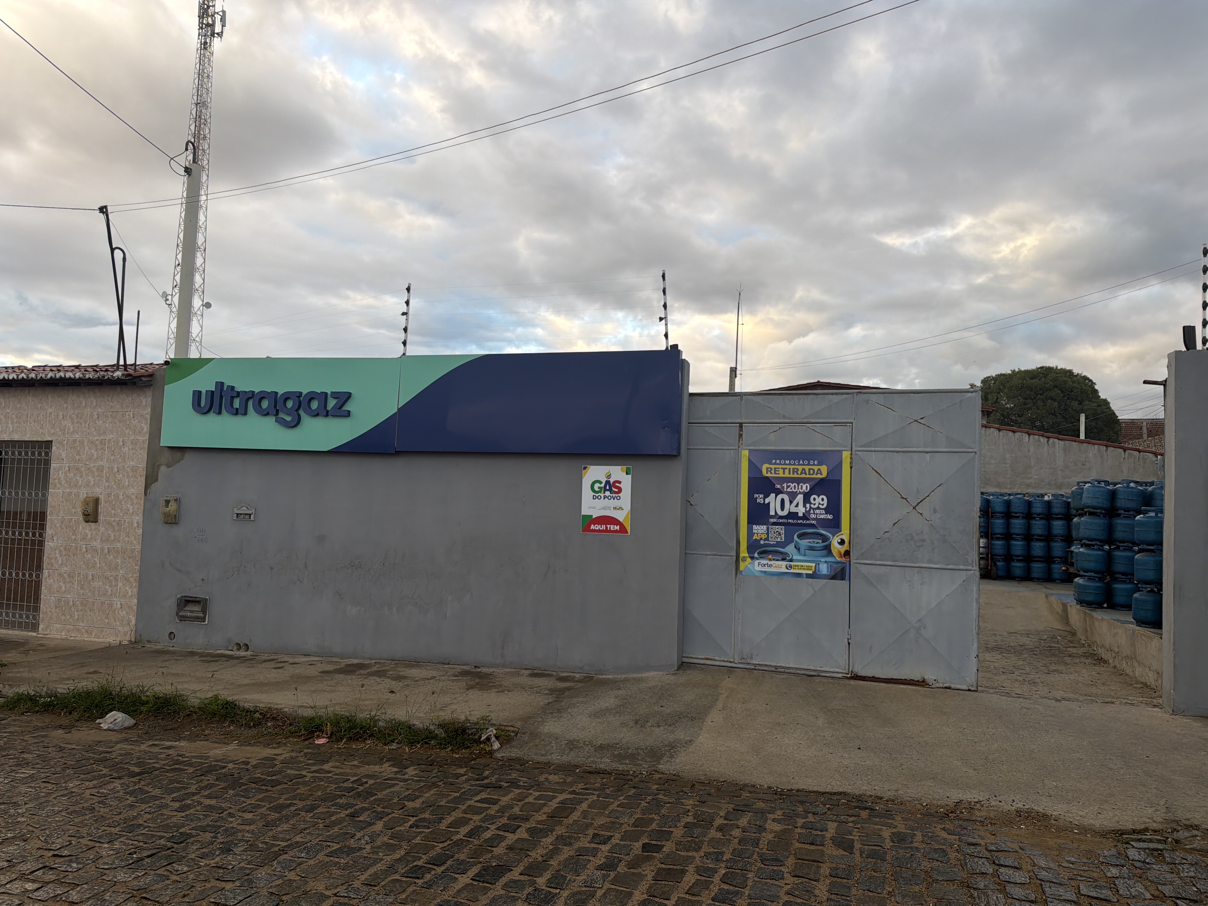 Fachada da loja ForteGaz em Caicó/RN